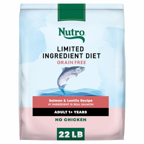 Image of Nutro Limited Ingredient Diet Dry Dog Food, Salmon & Lentils, 22 lb