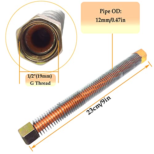 Nge 1Pcs 3/4Inch(19Mm) G Thread Air Compressor Aluminum Discharge Tube,Hose Quick Installation For Air Compressor Screw Connecting #TOP2