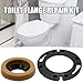 Newnessai Toilet Flange with Wax Ring, Replacement Kit Includes Bolts PVC Toilet Flange Repair Kit, Replace for 3