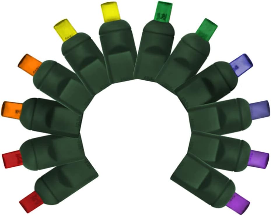 5mm Multi Colored LED Christmas Lights 50 Wide Angle Lens 6 Colors
