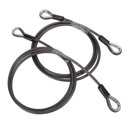 Cable de elevación de puerta trasera de remolque de metal con clip