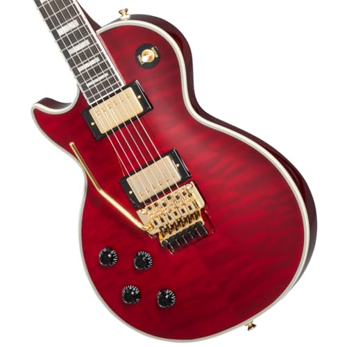 Epiphone/Alex Lifeson Les Paul Custom Axcess Quilt Ruby LH Left Handed AbNX Ct\ bV [p]