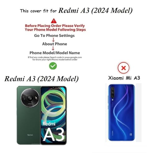 Image of COVERBLACK Soft Rubber Back Cover for Mi Redmi A3 2024 - Transparent