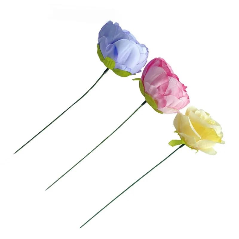 Material artesanal de floristería con acabado limpio y resistente de 30cm 3