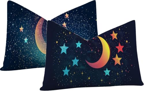 Image of Lpfieonn Geometry Velvet Cushion Covers 30x50cm, Multicolor Pack of 2 Soft with Double Sided Print - Cushion Covers with Invisible Zipper, Ideal for Sofa, Living Room & Bedroom -5461