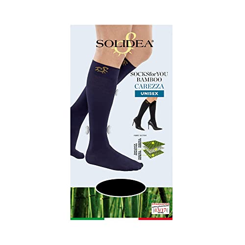 Mini medias unisex Solidea Carezza con compresión graduada de 13/17 mmHg 4