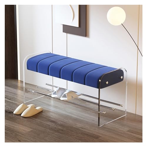 Banc à langer en acrylique transparent QHQQXN pour entrée et salon