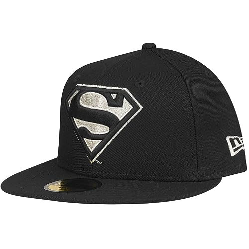 New Era 59Fifty Fitted Cap - Superman schwarz - 8