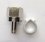 F型接栓(コネクター) 屋内3C用 アルミＭ型リング付 5ヶ入 アンテナF型接栓！！F-3
