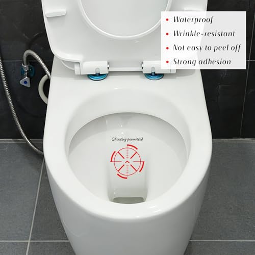 10 Stück Toiletten Zielaufkleber, Wasserfest Strapazierfähig Aufkleber für Töpfchentraining Zielscheibe für Jungen Badezimmer Urinal & Toilette