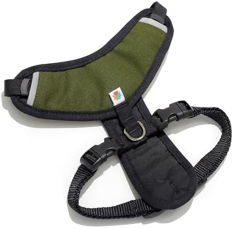 KONG Max Ultra Durable Dog Harness - Neoprene Padded Chest Plate With Front & Back Leash Rings (Green, Small) - View #8