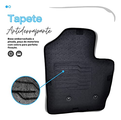 Jogo Tapete Amarok Todos Carro Borracha Volkswagen 3 Peças 2010 2011 2012 2013 2014 2015 2016 2017 2