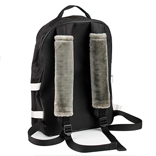 Amooca Soft Faux Sheepskin Seat Belt Shoulder Pad For A More Comfortable Driving, Compatible With Adults Youth Kids - Car, Truck, Suv, Airplane,Carmera Backpack Straps 2 Packs Gray #TOP3