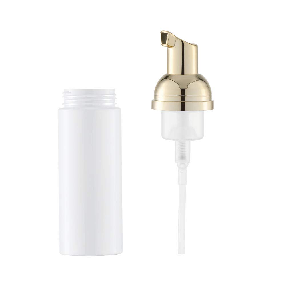 Schaum-Flaschenspender 60 Ml, 3 Stück – Gold/schwarz, BPA-frei, Für Reiseseife, Shampoo, Kosmetik, Leckgeschützt