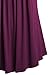 BEPEI Women Basic Tanks, Loose Casual Summer Pleated Flowy Sleeveless Camisole Tops Plus Size,Dark Purple XX-Large