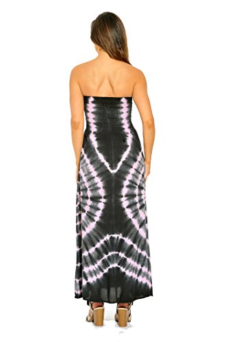 Image of Riviera Sun Maxi Summer Dress for Women Long Sundress with Removable Straps