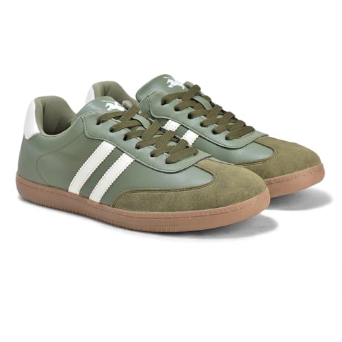 Image of Cantabil Casual Sneaker Shoes for Men l Lightweight & Comfortable with Cushioned Insole PU (Polyurethane) Upper TPR Sole Lace-Up Closure (P MFTW00140)