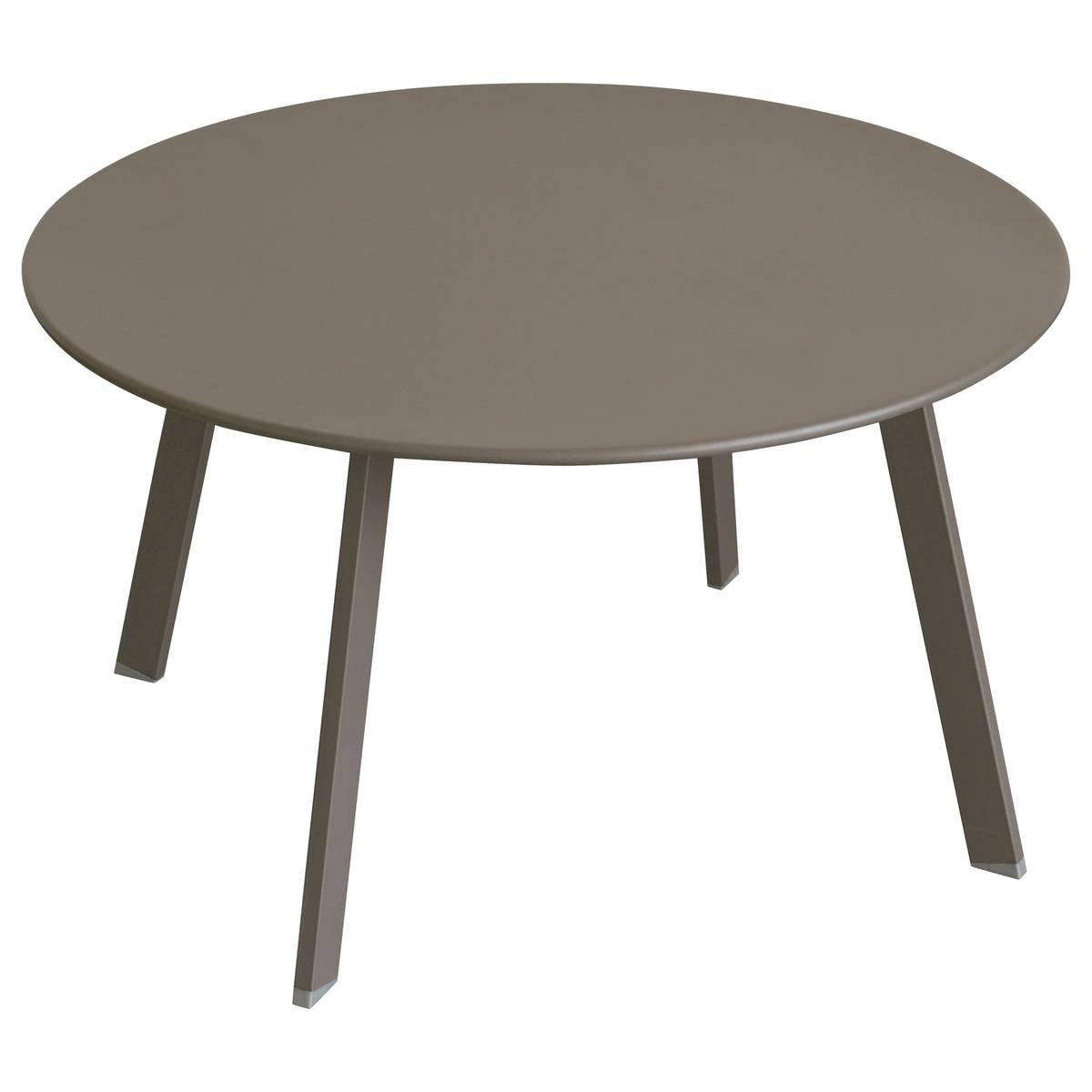 HESPERIDE - Stolik pomocniczy Saona Tonka, stal antykorozyjna, odporna na promieniowanie UV, D 70 x wys. 40 cm - do ogrodu, na taras, balkon