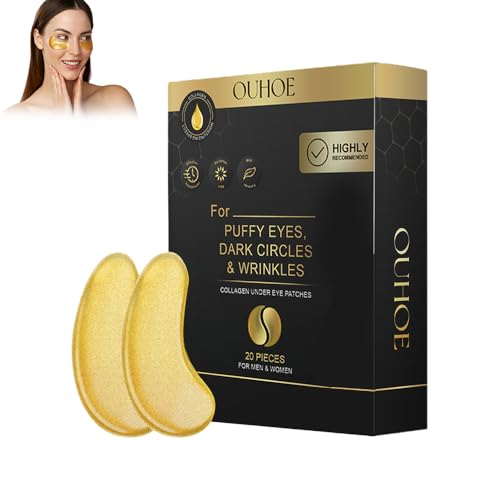 #rémunéré #Amazon<br>20 Patchs Yeux Hydratant au Collagène Masque Anti Cernes Soulage les Poches et Réduit les Ridules du Contour des Yeux