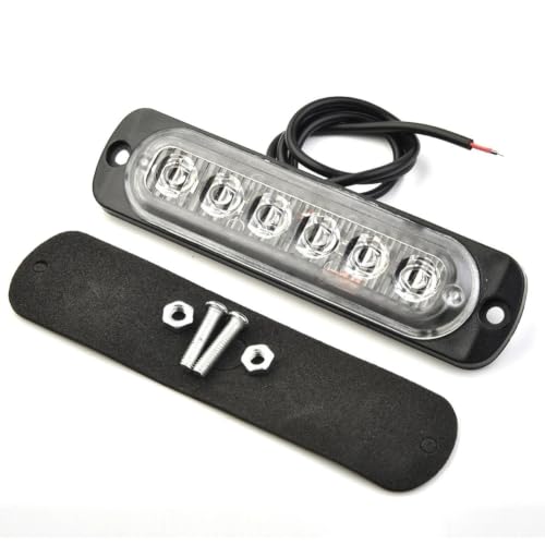 Luces LED rojas de coche 12V 24V lámpara marcador de seguridad para camión de urgencias