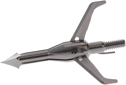 Miniatura 3 de New Archery Products Spitfire 3 Titanium 100 granos de despliegue frontal de tiro con arco Bowhunting - Paquete de 3