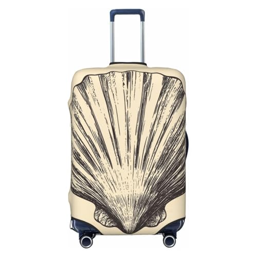 Vintage Shell Elastic Travel Luggage Covers Dustproof Scratch-Resistant Suitcase Protector Fit 22-24 Inch