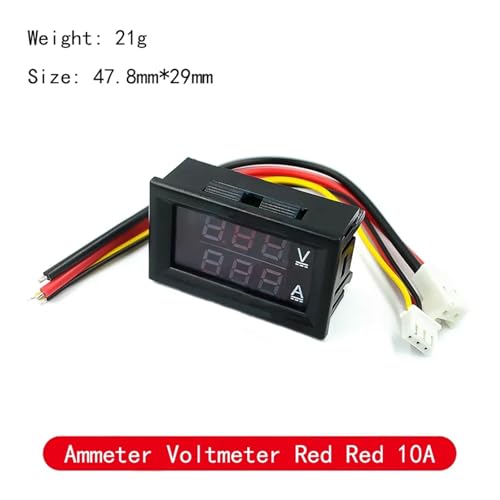 Compteur numérique DC 100V 100A double affichage LED voltmètre ampèremètre