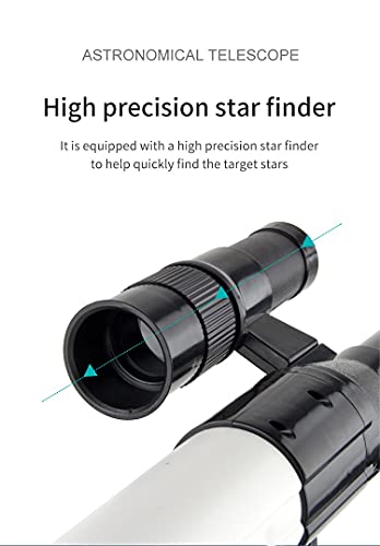 Telescopio Refractor 70 mm con trípode ajustable miniatura 5