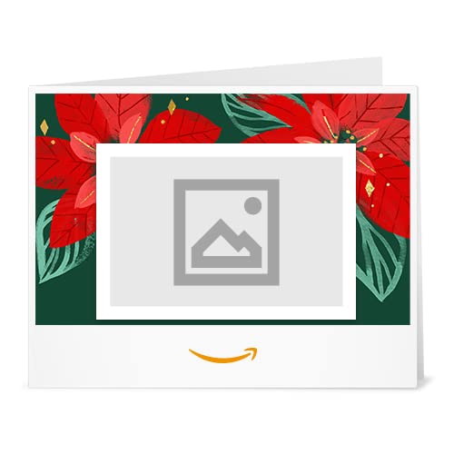 Amazon.ca Amazon.ca Gift Card Upload Your Photo (Print) Poinsettias (Your Upload Print at