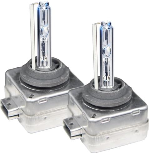 CAR ROVER 10000K 35W D1S Xenon Headlight Replacement Bulb with 2 Year Warranty (Pack of 2)