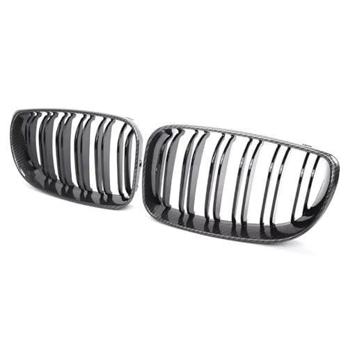 Calandre pour BMW E81 E87 E82 E88 double barres style carbone 2007-2011