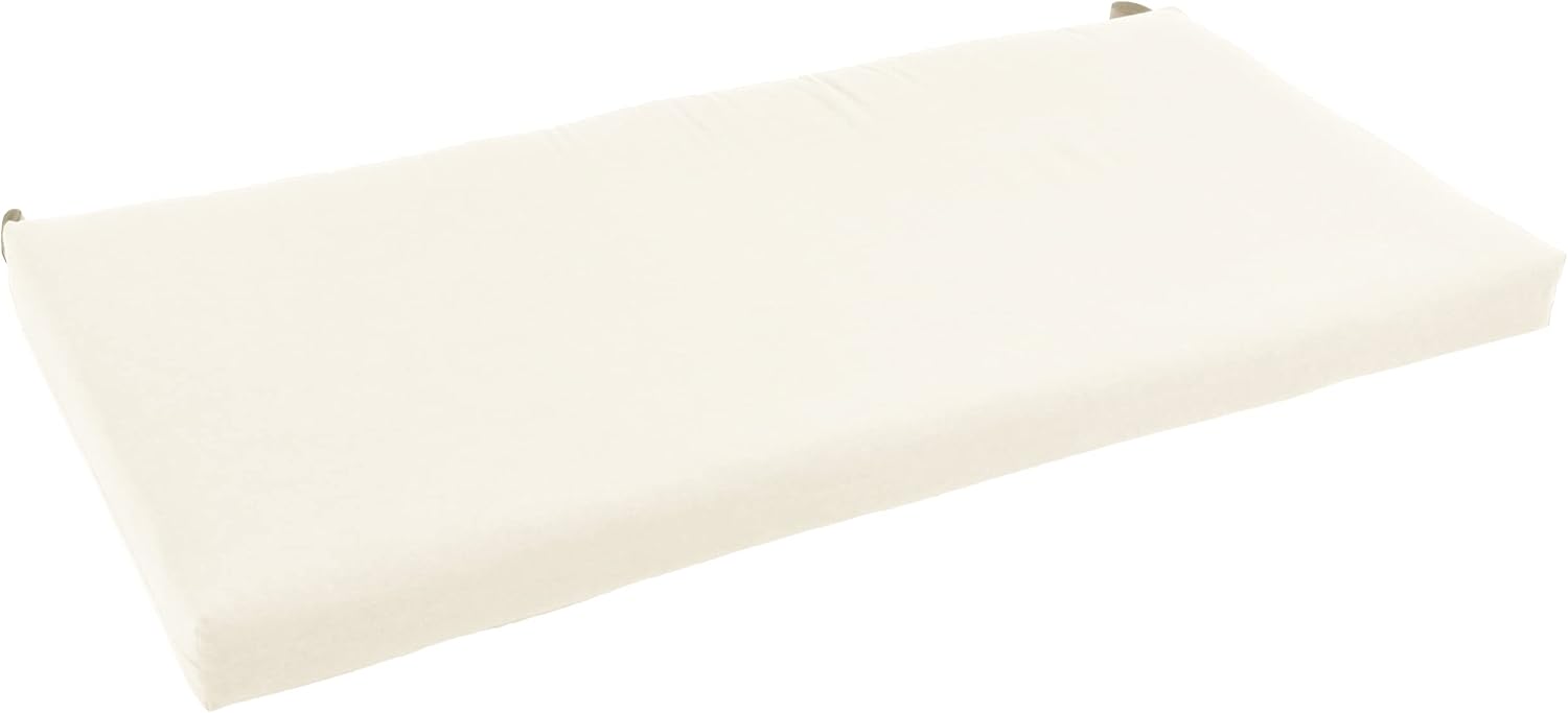 Blazing Needles 40-inch by 19-inch Twill Loveseat Cushion, 40" Wide, Natural, 1 Count