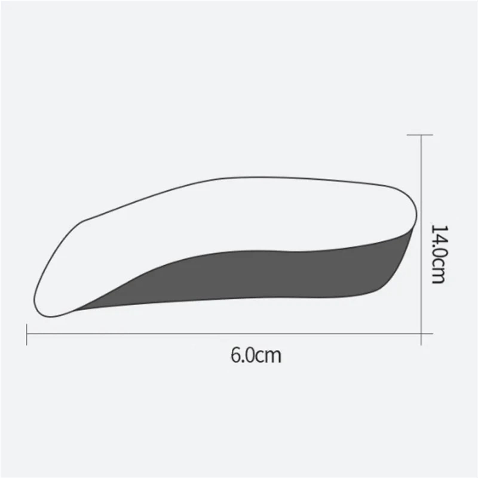 Solette per aumentare l'altezza 3 Paia 1,5-3,5 Cm Più Alto Supporto For Arco Plantare Aumento Di Altezza Solette Peso Leggero Morbido Sollevamento Elastico(3.5CM)