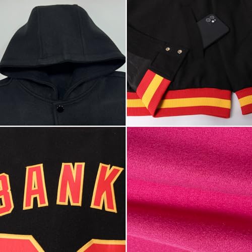 Custom Baseball Hoodie Jackets Men Women Youth Personalized Varsity Letterman Jackets Stitched Name Number Logo4