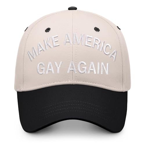 Gay Pride Trucker Hat Rainbow LGBT Embroidered Adjustable Baseball Cap