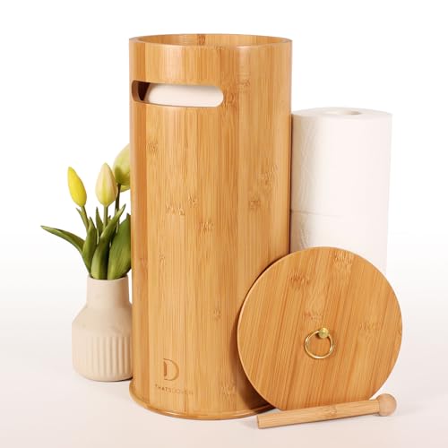 Thatsdoven NO Toilet Paper Stand With 3-Roll Tissue Holder For Boho Bathroom thumb #1