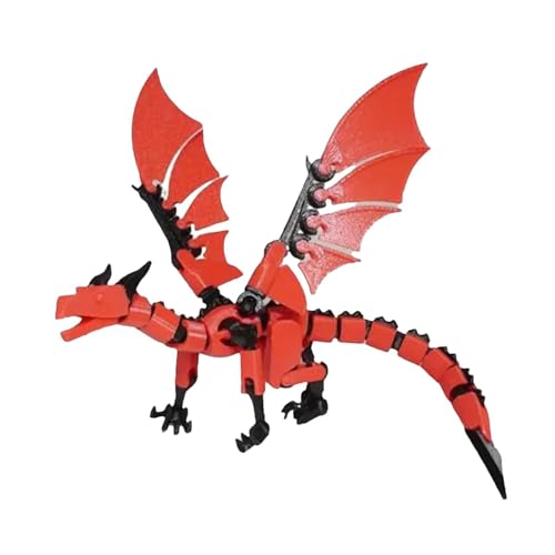 Dragon Figurine ? Resin 3D Printed Tabletop Sculpture Detailed Craft Design | Fantasy Dragon Statue Collectible Display Model De