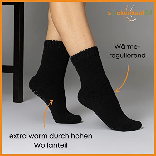 Stoppersocken mit ABS Sohle im 2, 4 oder 6 Paar Set