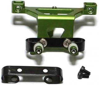 GPM for Traxxas 1/16 Mini E-Revo, Mini Slash Upgrade Parts Aluminum Front Body Post Mount with Screw - 1Pc Set Green