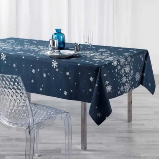 Nappe de Noël constellation marine argent 3mx1m50 nappe chic