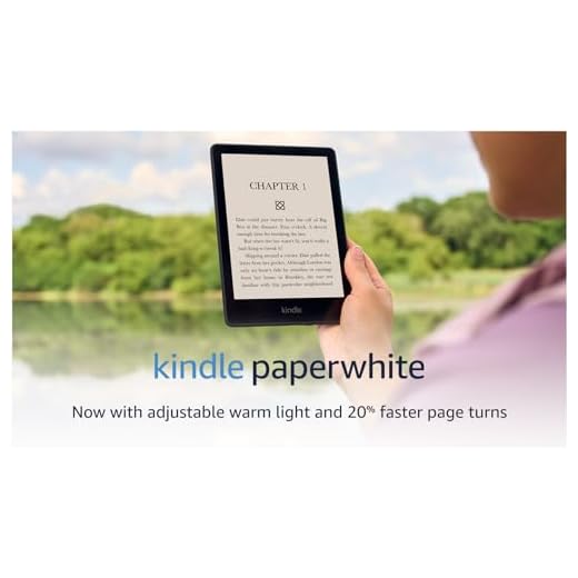 Kindle Paperwhite (8 GB) – Now with a 6.8" display and adjustable warm light – Black