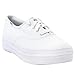 Keds Triple Lace Up, Sneaker Womens, White Canvas, 6 Medium