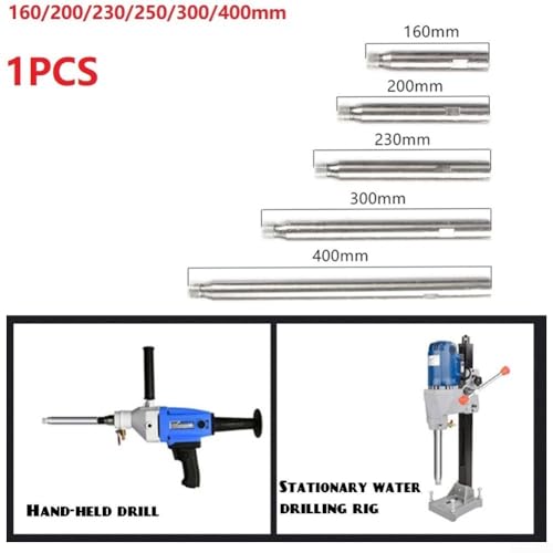 Eawfgtuw Core Bit Extension, M22 Thread Extension Rod, Concrete Drilling Extension, Drill Extension, Core Bit Extension Rod, M22 Thread Adapter, Drilling Extension(230mm) - Image 4