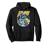 Star Wars Boba Fett Neon Blaster Vintage Graphic Hoodie Pullover Hoodie