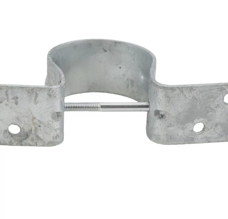 2 3/8" Galvanized Steel Pipe Grip Fence Brackets (Pack of 5)