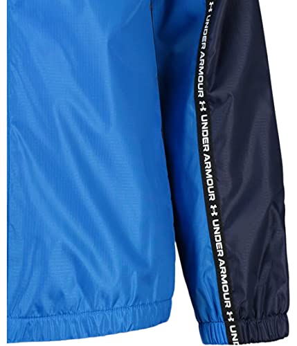 Image of Under Armour boys Windbreaker, Zip-up Jacket, Water Repellent and Windproof