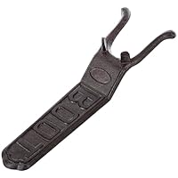 MyGift Vintage Style Heavy Duty Cast Iron Boot Jack and Shoe Remover with Embossed Boot Label, Rustic Metal Boot Puller Hook Helper Tool for Taking Off Boots