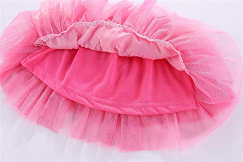 Littlespring Baby Girls Outfits Summer Cute For Kids Short Sleeve Cat Tutu Skirt Set Pink 18-24 Months #TOP6