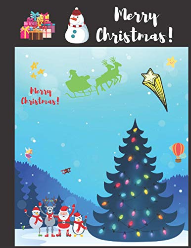 Merry christmas: Merry christmas merry christmas coloring book for kids. boys and girls.