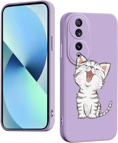 WOKEZ Kattunge Telefonfodral till Honor 90 - Ultratunn Silikon